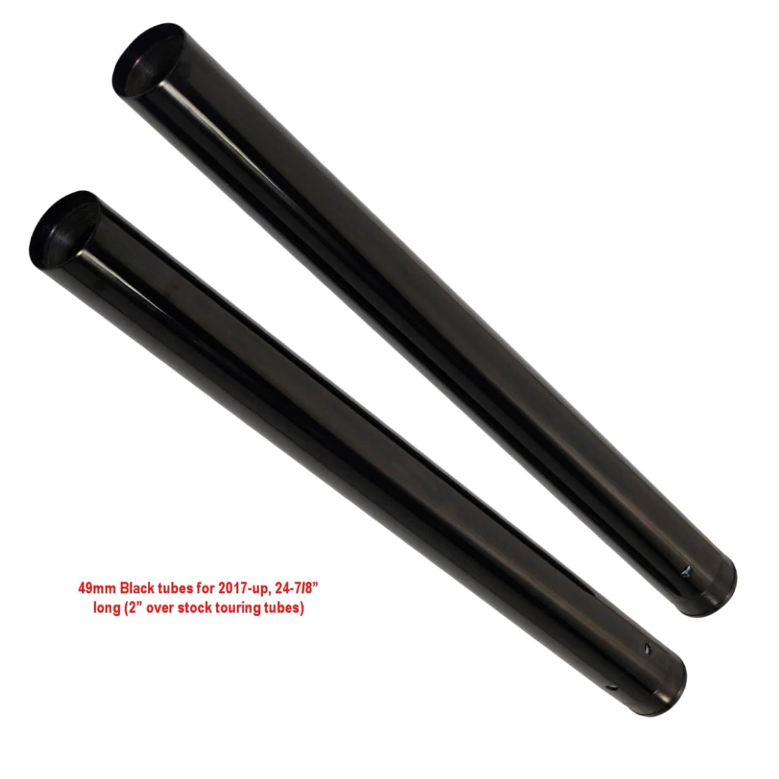 49mm Fork Tubes 2-inch + (24 7/8 inch) Touring Models for Harley
