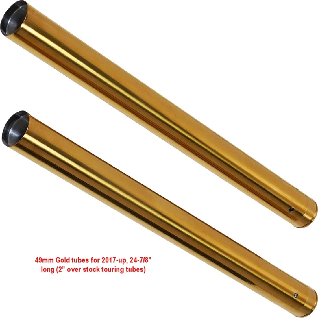 49mm Fork Tubes 2-inch + (24 7/8 inch) Touring Models for Harley